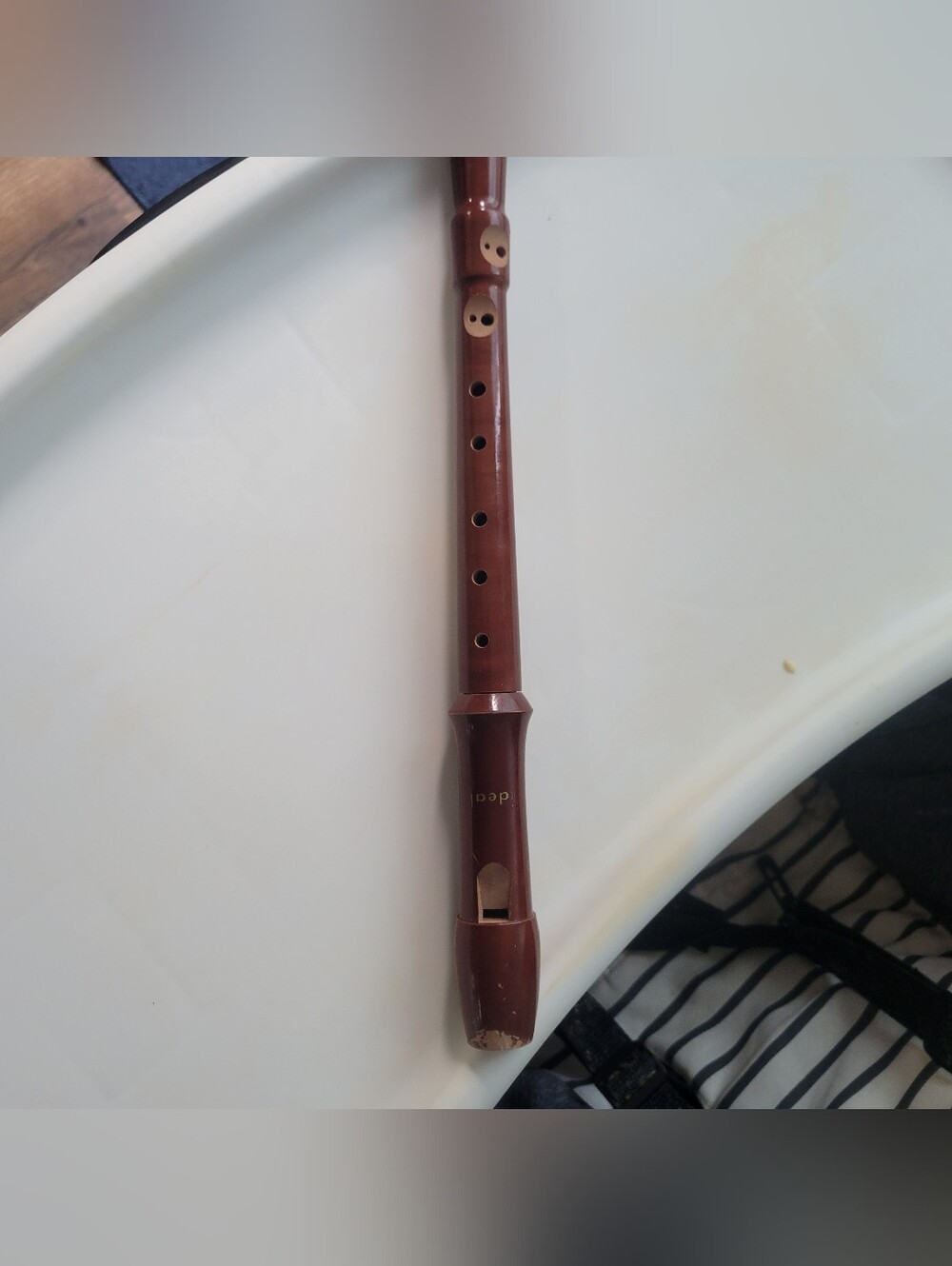 Vintage Sonata Wooden Soprano Recorder Instrument Made in Germany 12"